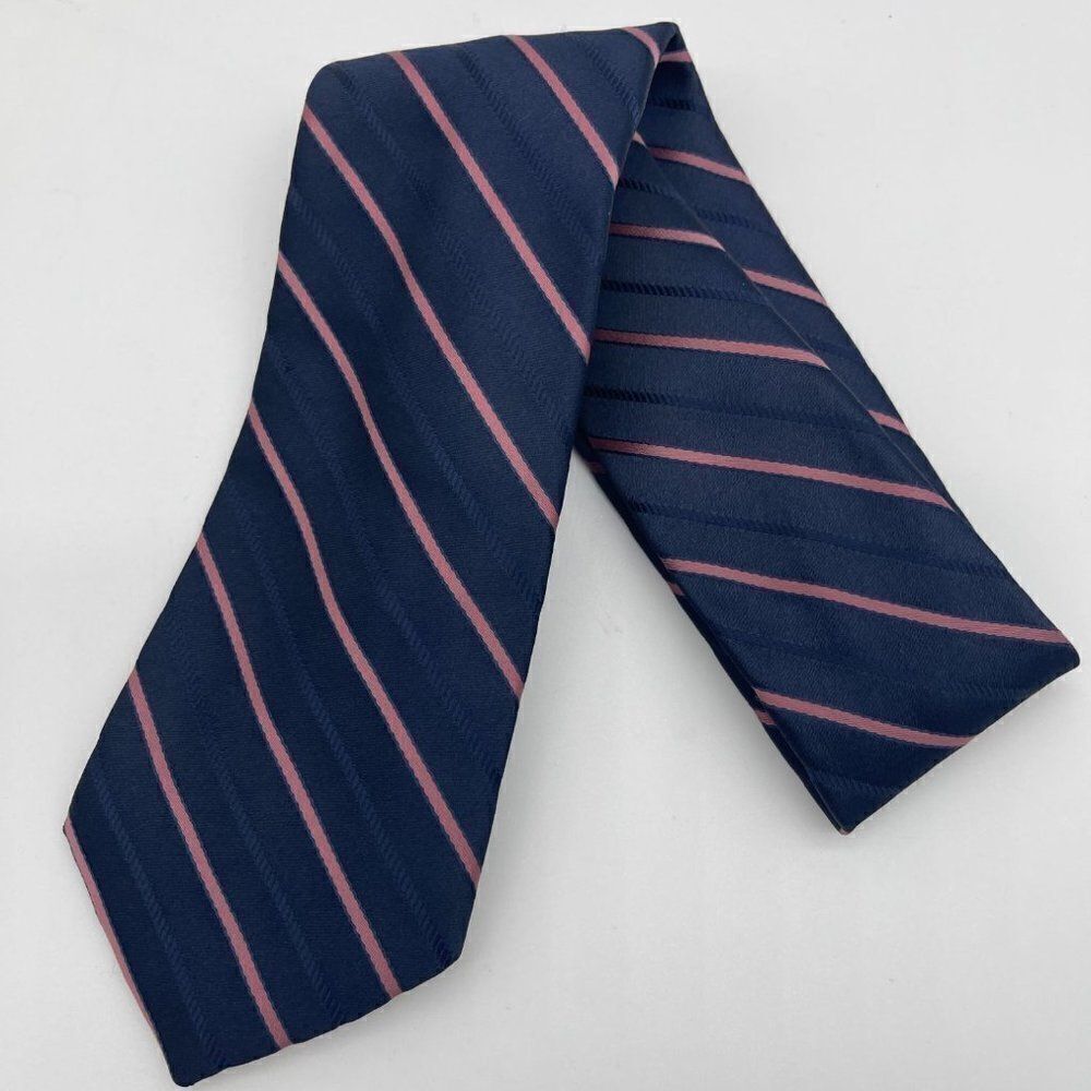 Bronzini Vintage Striped Tie 3" Classic Men Neck Tie Made in Italy